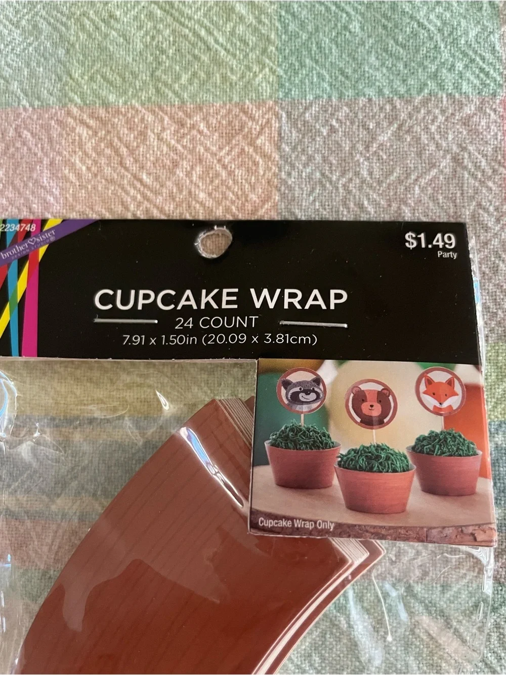 Cupcake Wraps - Brown - 24 count (set of 5)